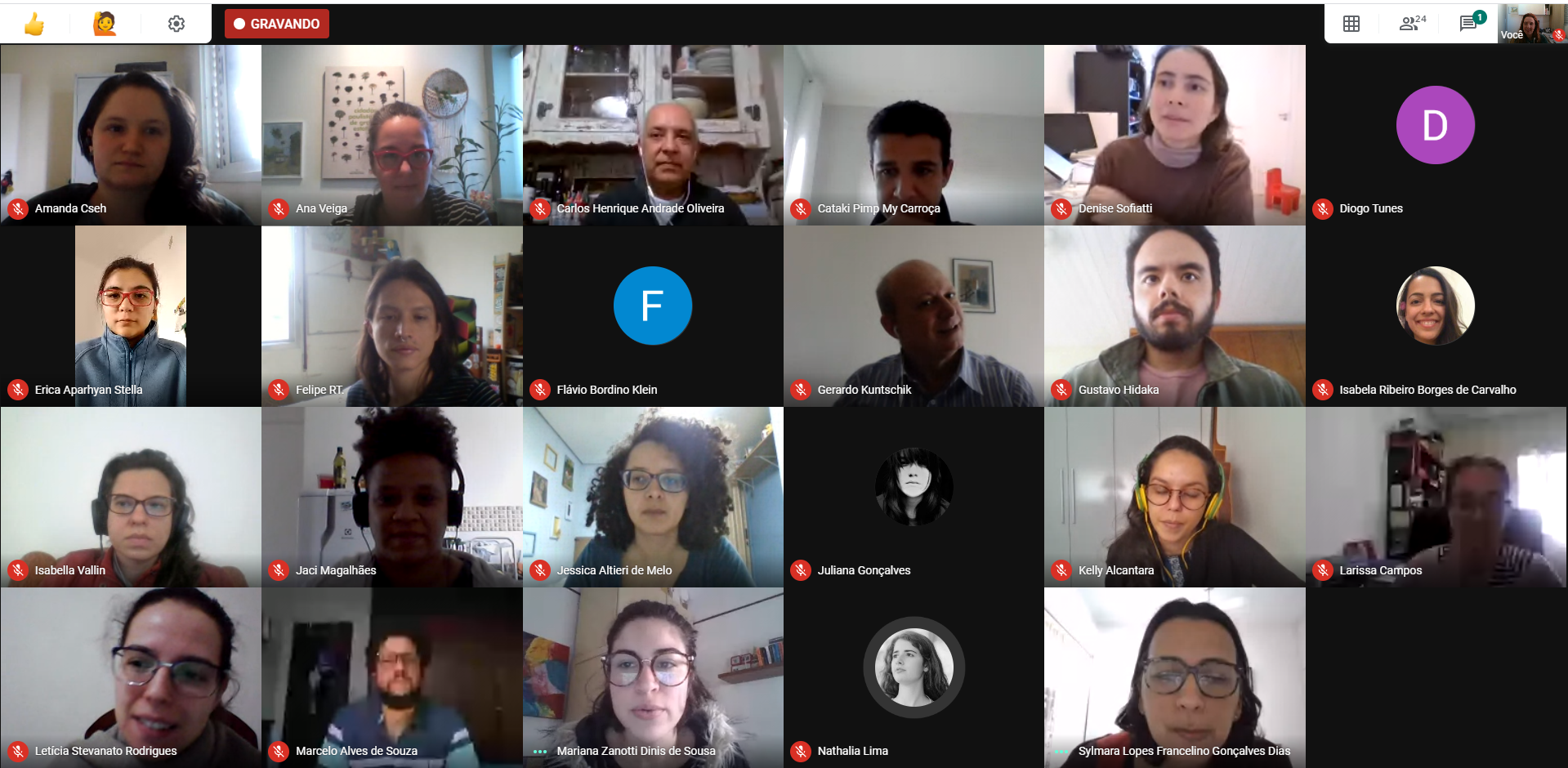 caputra foto videoconferencia